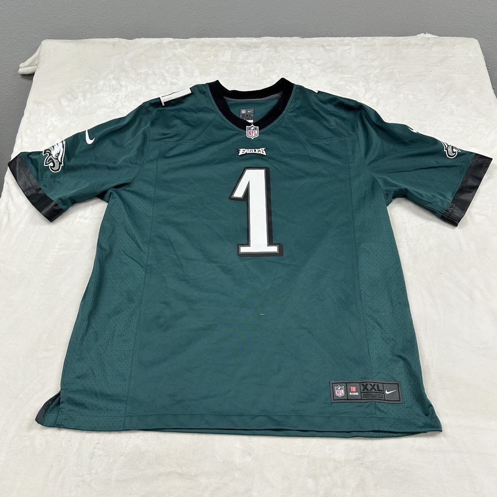 Nike Football Jersey Mens XXL Green Jalen Hurts Philadelphia Eagles #1